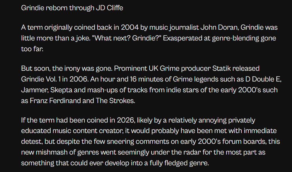 SCENESS — JD Cliffe article