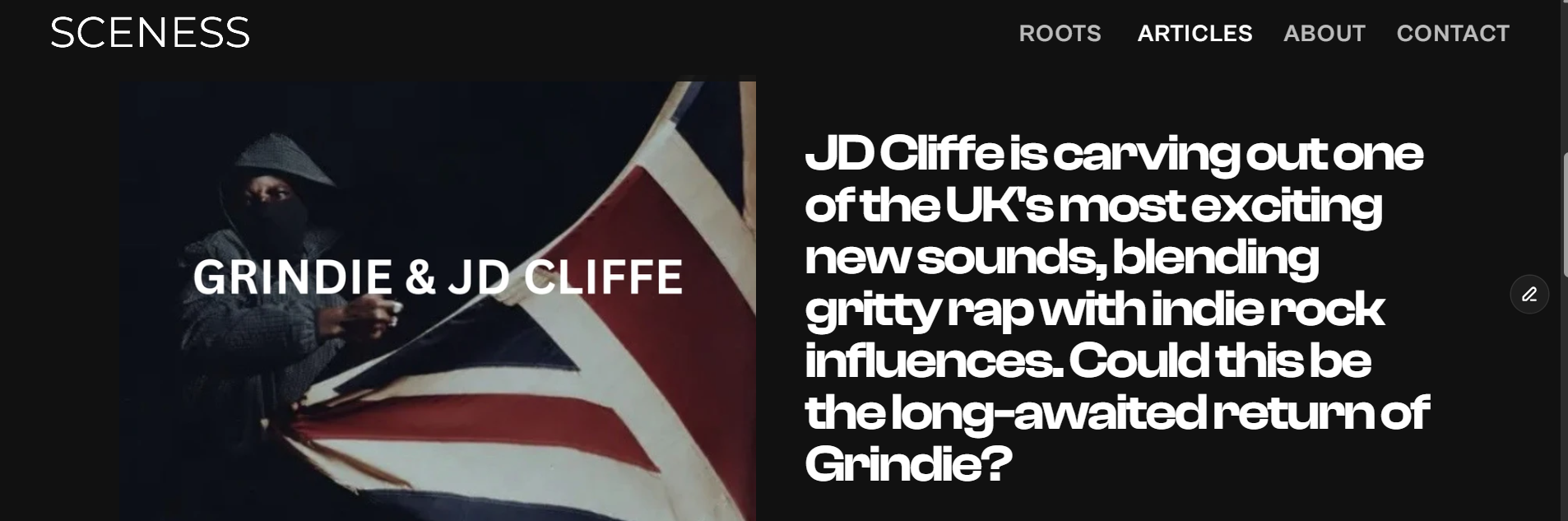 SCENESS — Grindie & JD Cliffe